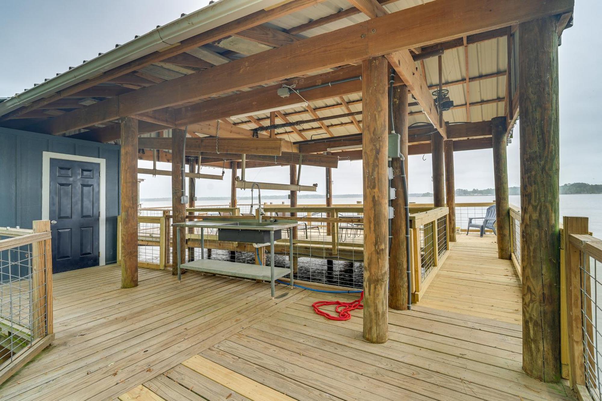 Villa Waterfront House On Toledo Bend With Private Dock! Alliance Exterior foto